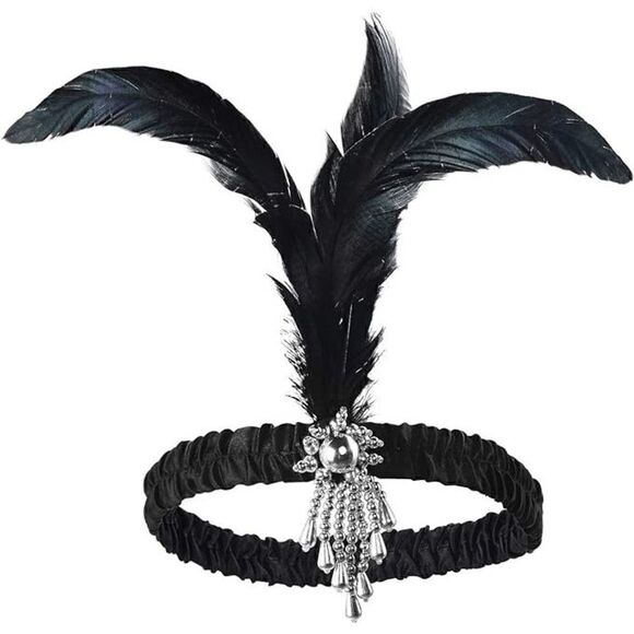 💗✨ 6PCS 1920s Great Gatsby Flapper Pink Sequin Dress & Accessories Set XL NEW - Picture 14 of 16